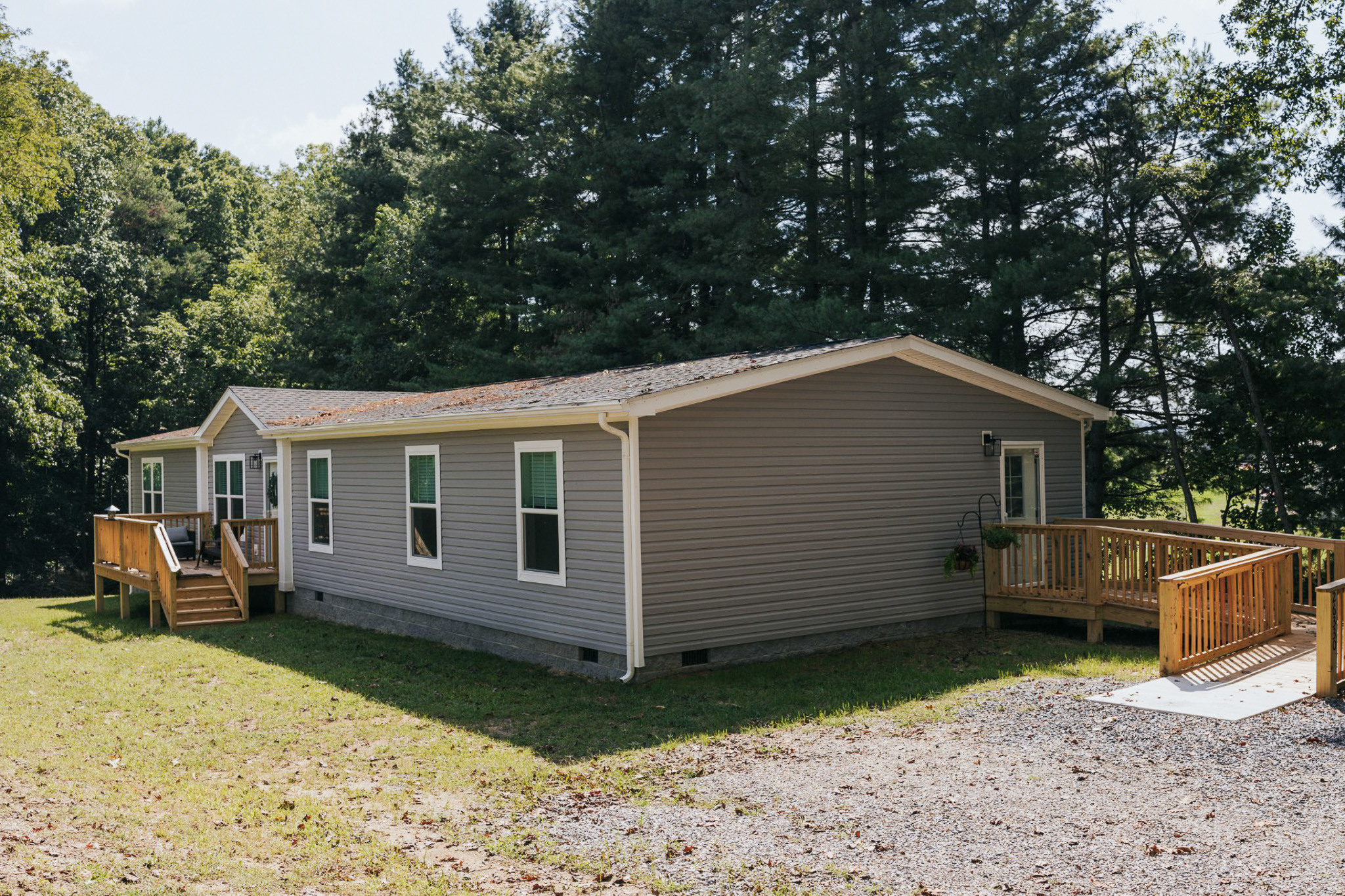 Exterior with ramp