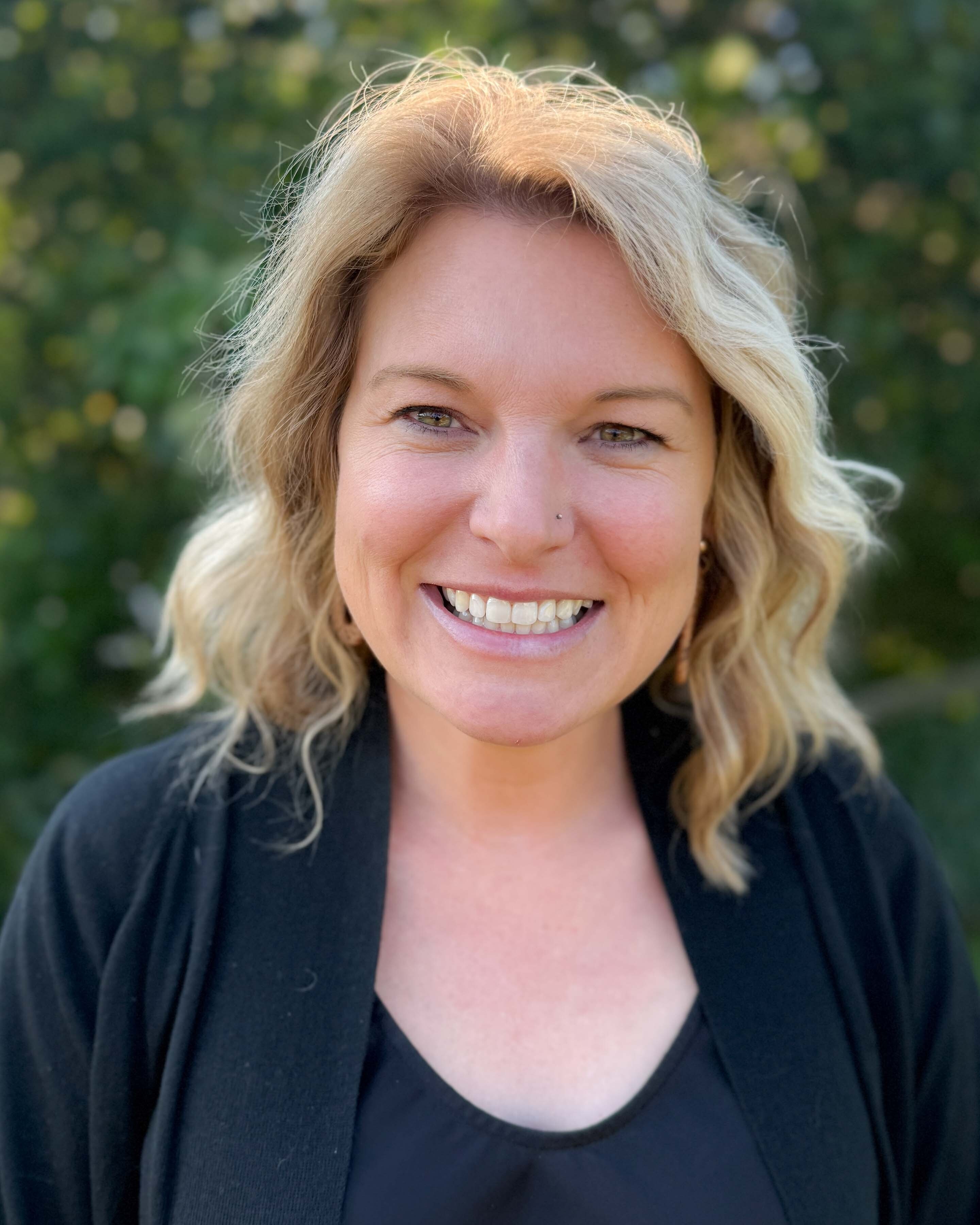 Wall VP of Therapeutic Solutions Heather Cromer standing outside