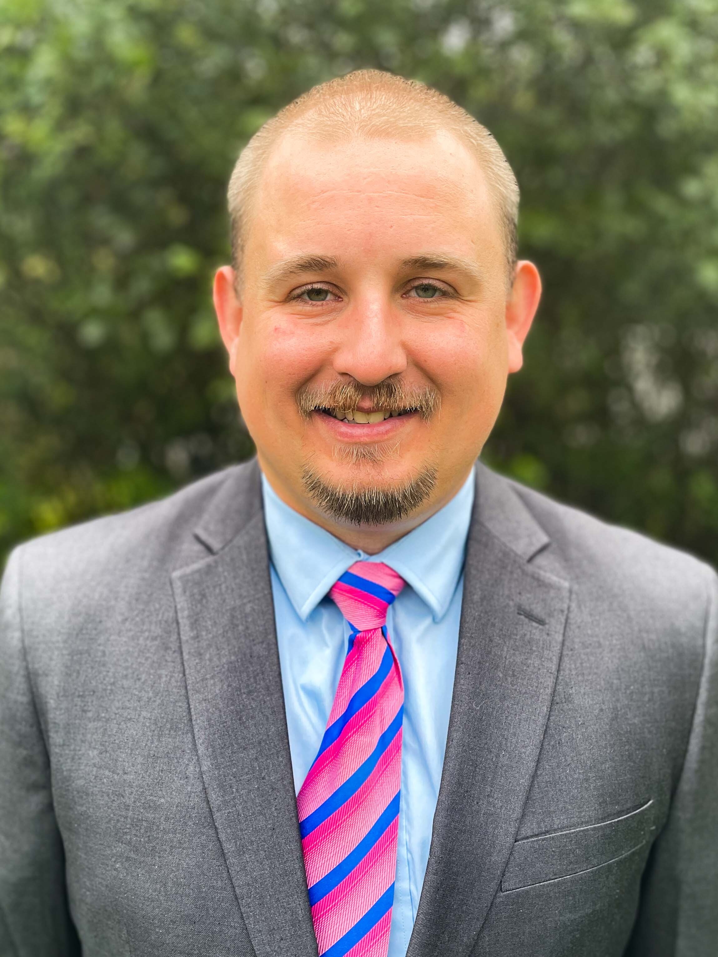 Wall CFO Matthew Rosenbaum standing outside