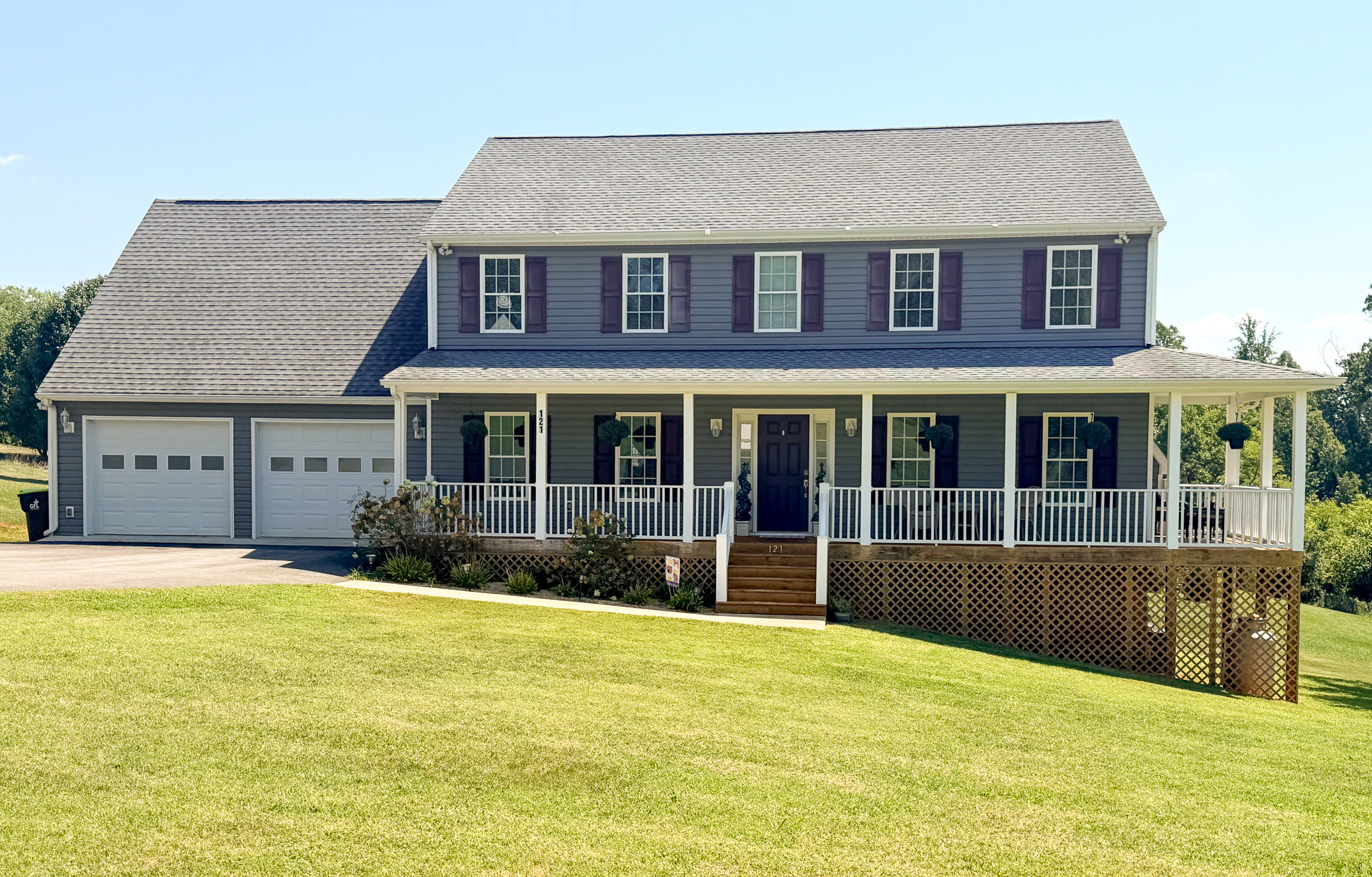 Russ Johnson Nonnie Varney Front of Home